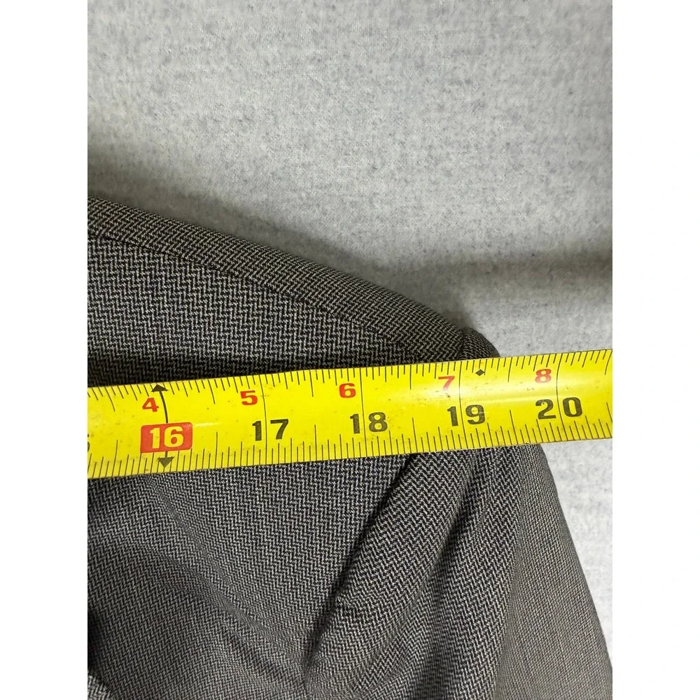 Canali Milano Mens Gray‎ Wool 2 Piece Suit Cerruti Fabric 34x29 Made in Italy